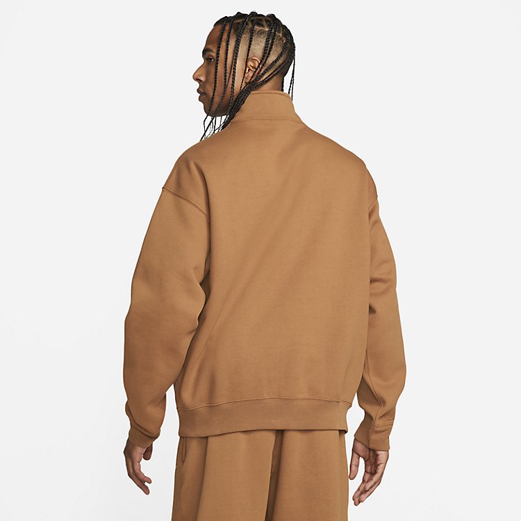 Nike Solo Swoosh 1/4-Zip Top 'Ale Brown' DQ5209-270