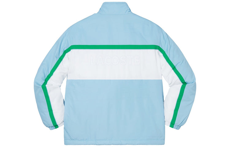 Supreme x Lacoste Puffy Half Zip Pullover 'Light Blue' SUP-FW19-547