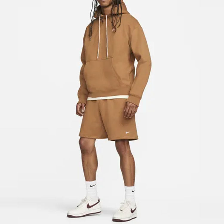 Nike NRG Solo Swoosh Fleece Shorts 'Brown' DV3055-270
