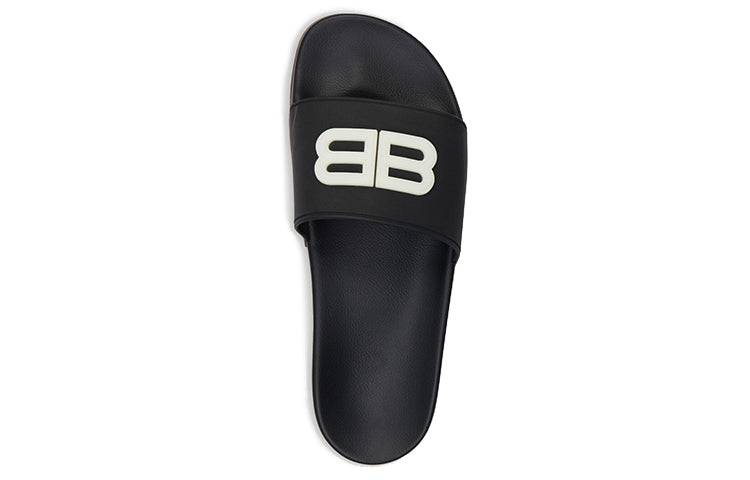 (WMNS) Balenciaga Pool Slides 'Black Glow' 656434W1S861073