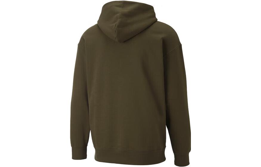 PUMA Relaxed Hoodie 'Olivegreen' 537720-62