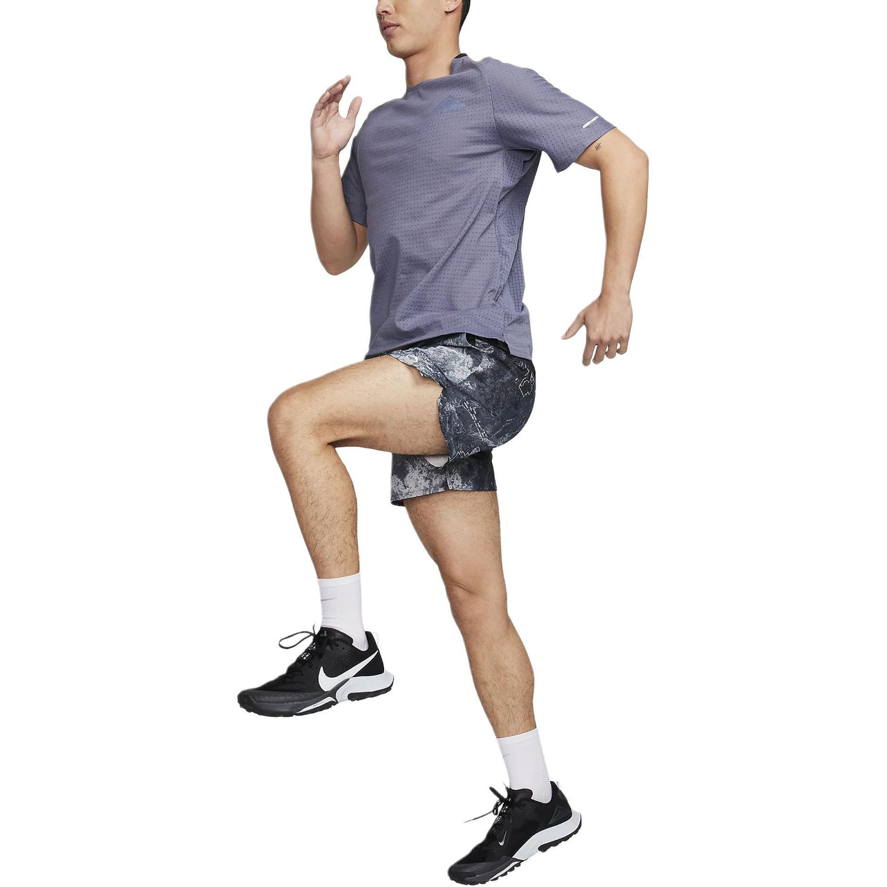 Nike Stride Dri-FIT 18cm Brief-Lined Running Shorts Asia Sizing 'Anthracite Black' FN3315-060