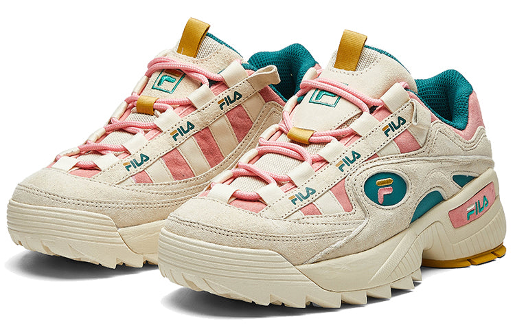 (WMNS) FILA D-Formation Classic Traning Shoes White/Green/Pink F52W011402FAF