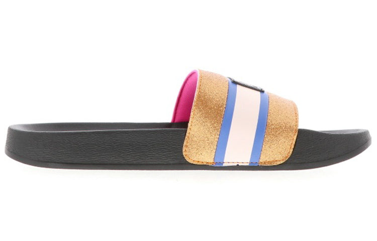 (WMNS) PUMA Leadcat Ftr 90s Pop Slide Gold/Black 372624-01