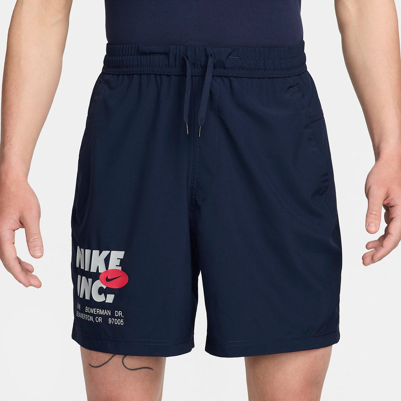 Nike Form Dri-FIT 7" Unlined Fitness Shorts 'Navy White' FN3993-451