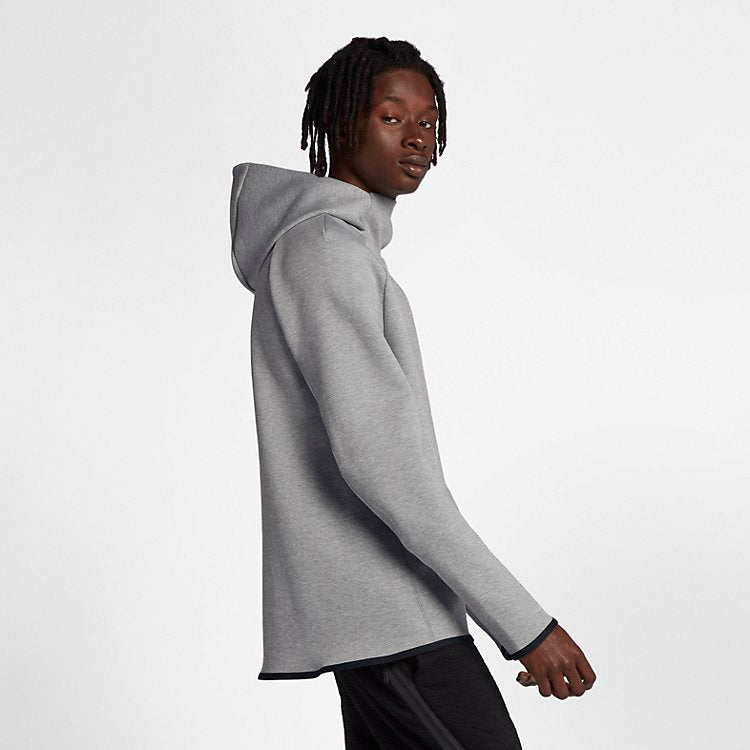 NIKE Sportswear Tech Fleece Pullover Hoodie 'Grey Black' 928487-063