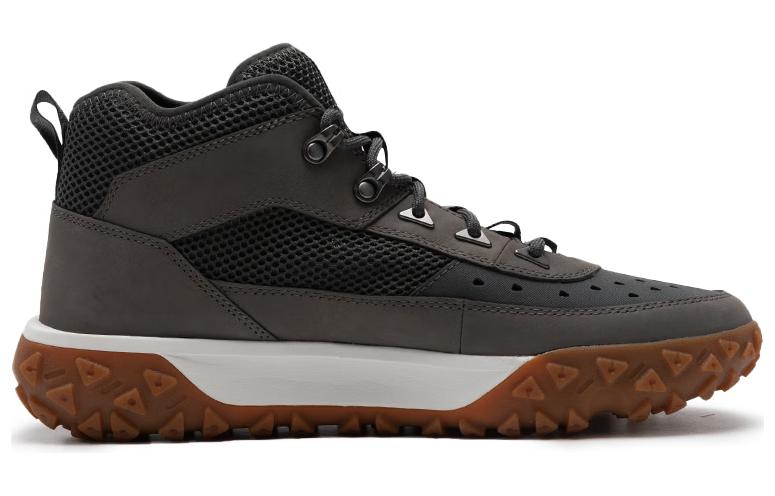 Timberland Greenstride Motion 6 Mid Fabric and Leather Waterproof Boots 'Black' A6A98Y55