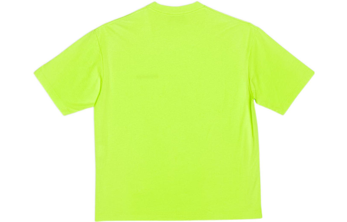 Balenciaga BB Corporate T-shirt Medium Fit 'Yellow' 612966TJV877110