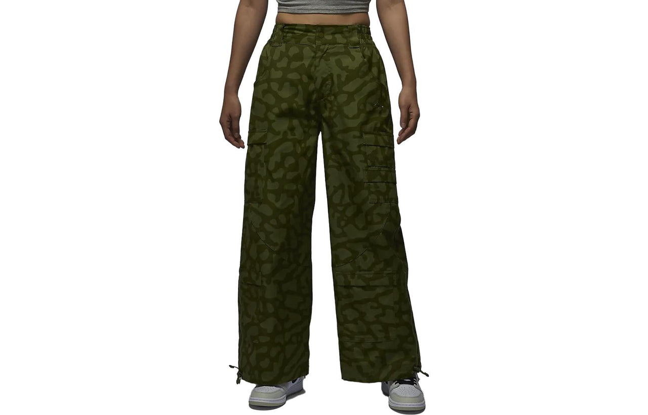 (WMNS) Air Jordan Chicago Pants Asia Sizing 'Light Olive Green' FD7213-340