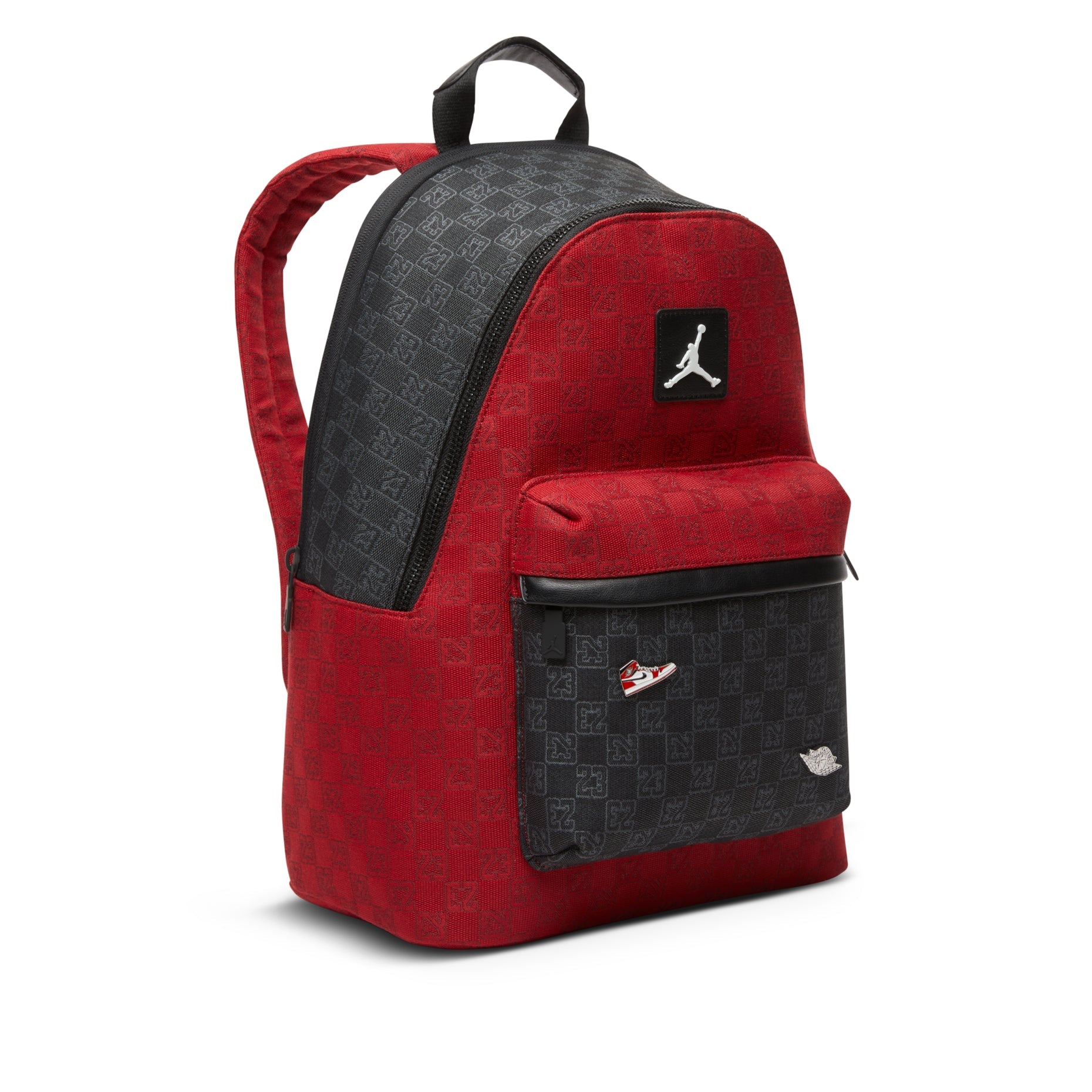 Jordan Monogram Backpack 20L 'Black Red' FJ6784-636