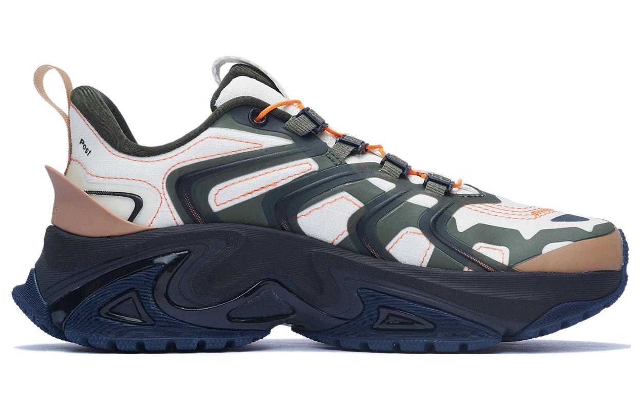 (WMNS) Li-Ning x Soulland X-Claw Ace 3M 'White Olive Blue' AZGS104-5