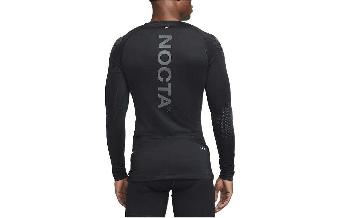 Nike x NOCTA Drake Round Neck Long Sleeves T-Shirt 'Black' DN0001-010