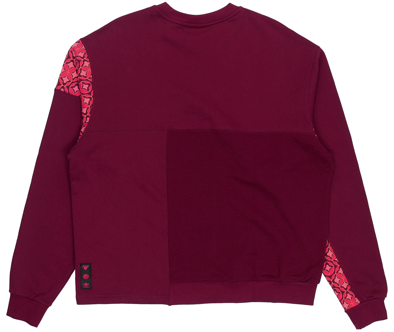 adidas originals CNY Limited Pattern Printing Sports Round Neck Pullover Brown Red HC0564