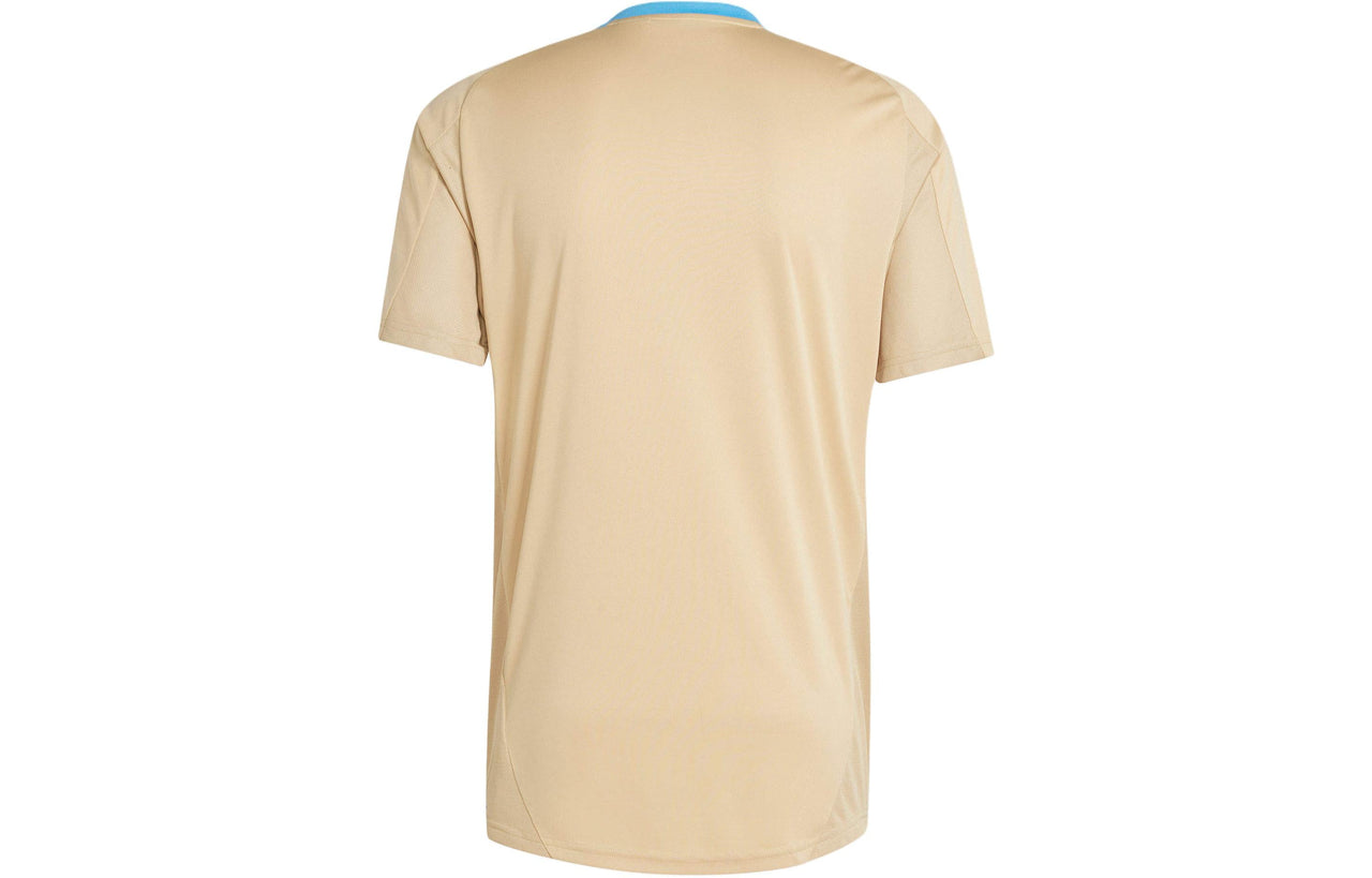 adidas Tiro 24 Competition Argentina Training Soccer Jersey Asia Sizing 'Beige Blue' IQ0816