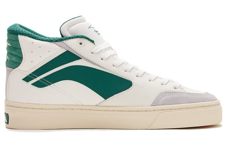 (WMNS) Li-Ning 180 Cozy Skateboarding Shoes White Green AECS004-1