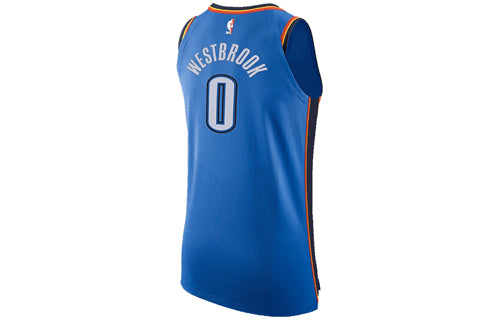 Nike NBA Russell Westbrook Icon Edition Jersey Basketball Jersey/Vest AU Player Edition Thunder Blue 863033-403