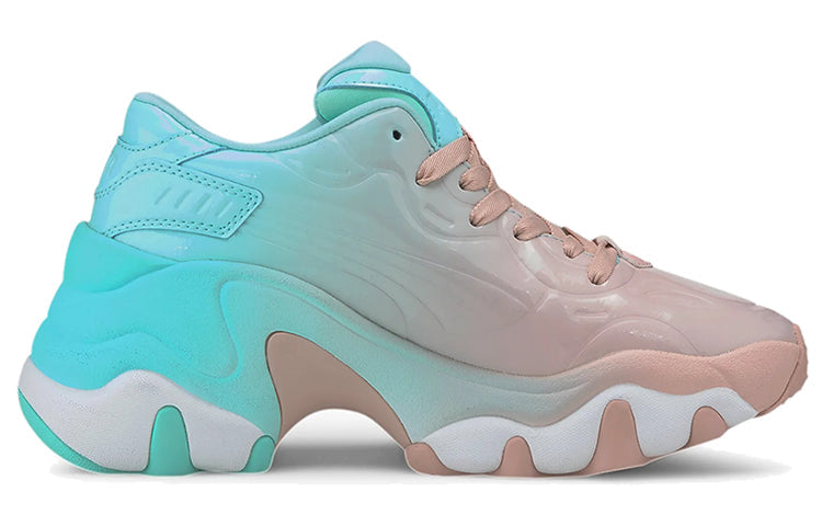 (WMNS) PUMA Pulsar Wedge 'Luminous Peachskin Blue' 373043-01