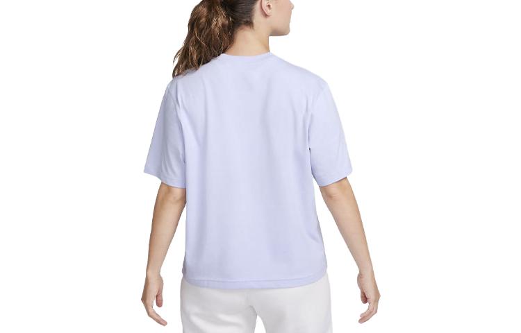 (WMNS) Nike FFF Logo T-Shirt 'Oxygen Purple' FD0982-536
