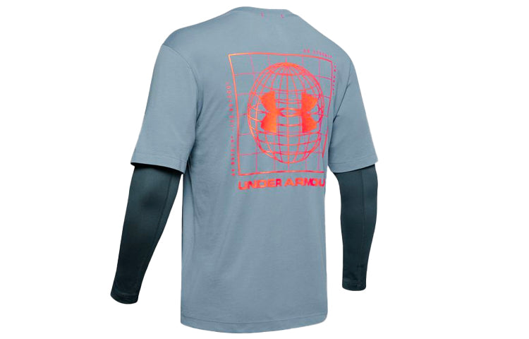 Under Armour UA Trek 2 in 1 T-shirt 'Blue' 1355099-013