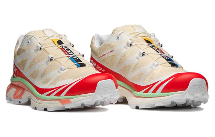 Salomon XT-6 'Shortbread Poppy Red Green Ash' 472933