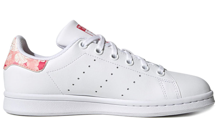 (GS) adidas Originals Stan Smith J Shoes 'Cloud White Power Pink' FV7405