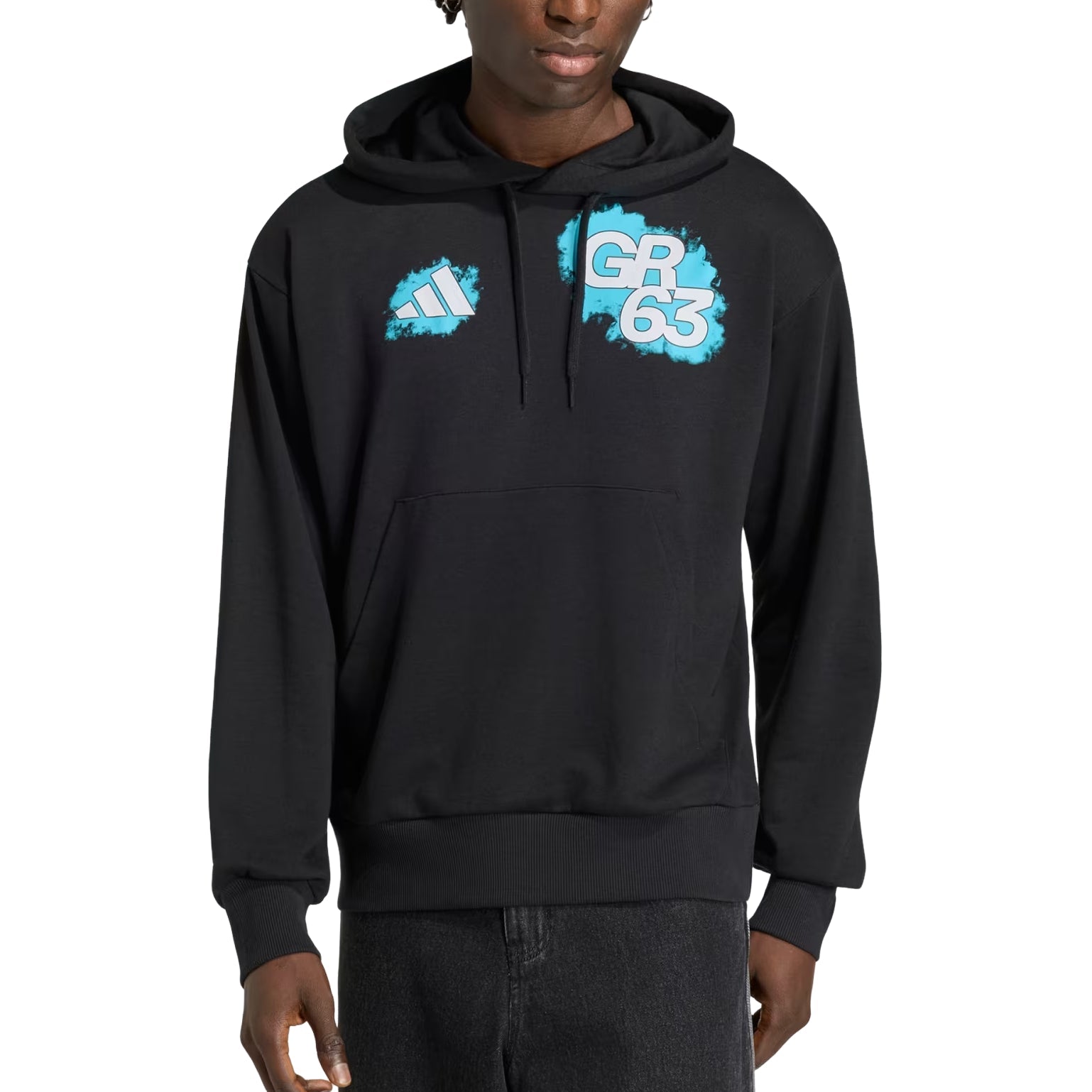 adidas x Mercedes AMG Petronas Formula 1 Team Name & Number Hoodie Asia Sizing 'George Russell ' KE7735