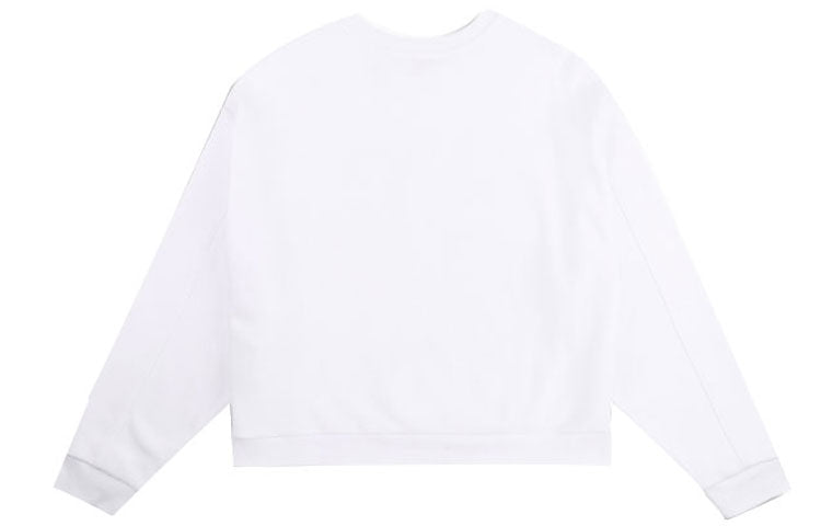 (WMNS) Levi's Short Casual Fleece Lined Hoodie White 85283-0000