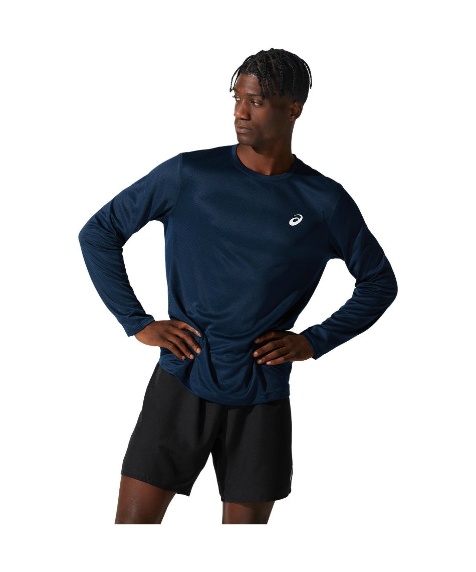 ASICS Silver Long Sleeves T-Shirt 'French Blue' 2011C350-400