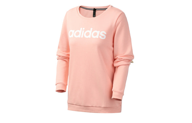 (WMNS) adidas neo CE Sweatshirt Pink/White EI4696
