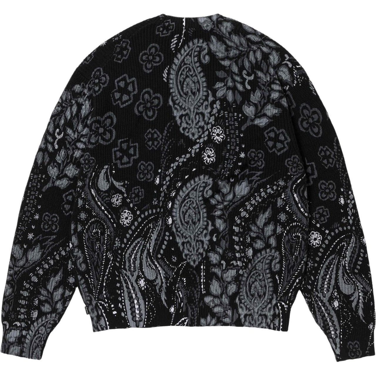 Supreme Printed Paisley Sweater 'Black White' SUP-SS24-237