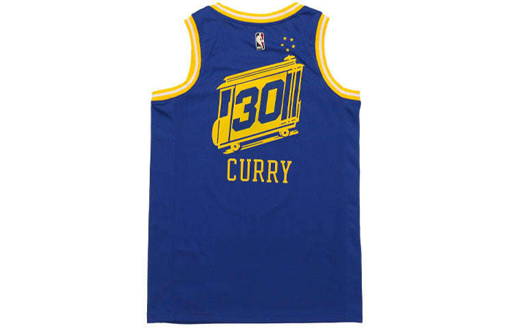 Nike NBA Swingman Jersey Golden State Warriors Classic Edition 2020 Blue/Yellow CN1024-497