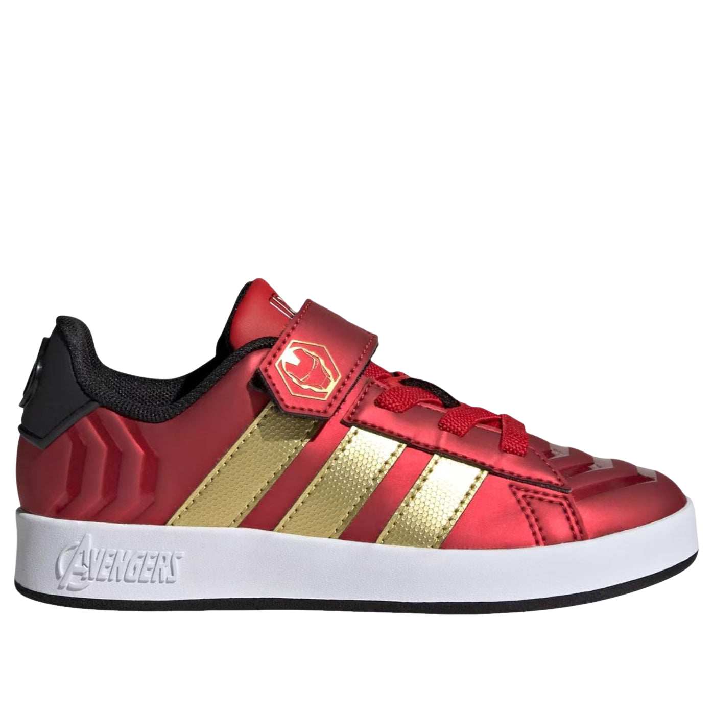 (PS) adidas x Marvel Avengers Grand Court 'Better Scarlet Matte Gold Core Black' HP3614