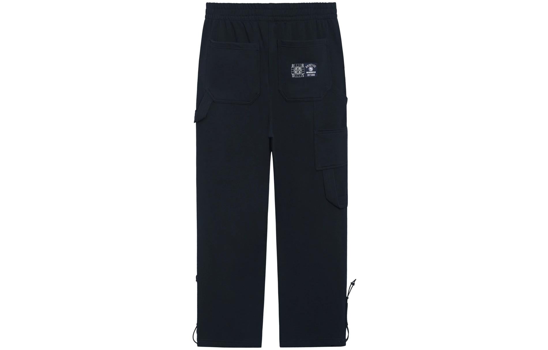 Li-Ning BadFive Graphic Straight Pants 'Black' AKLSF53-2