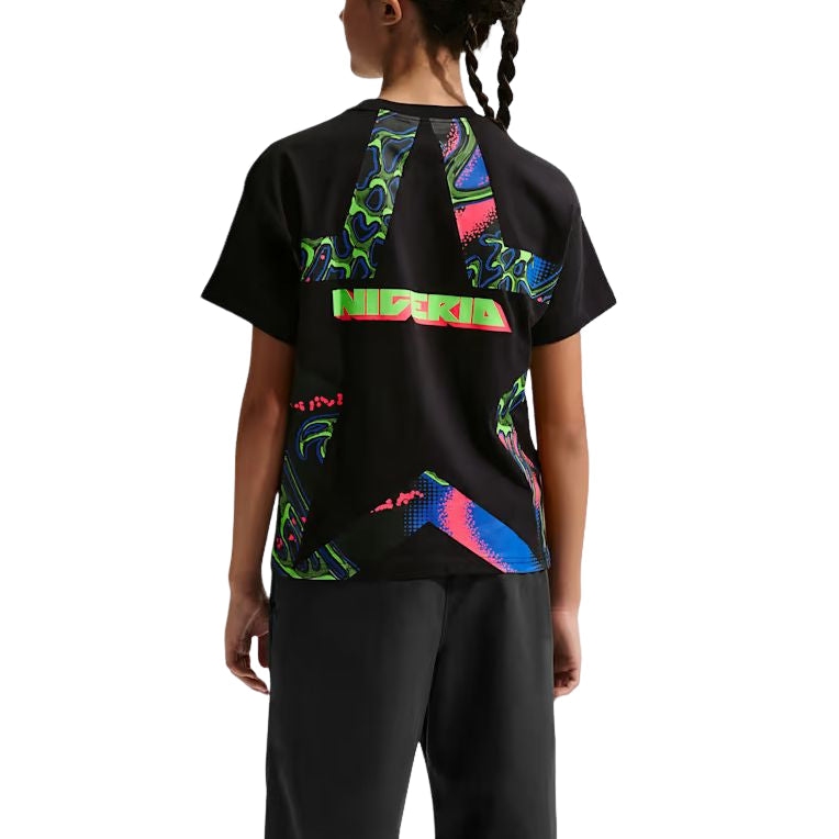 (GS) Nike Nigeria Premium Goalkeeper T-Shirt 'Black' IO4596-010