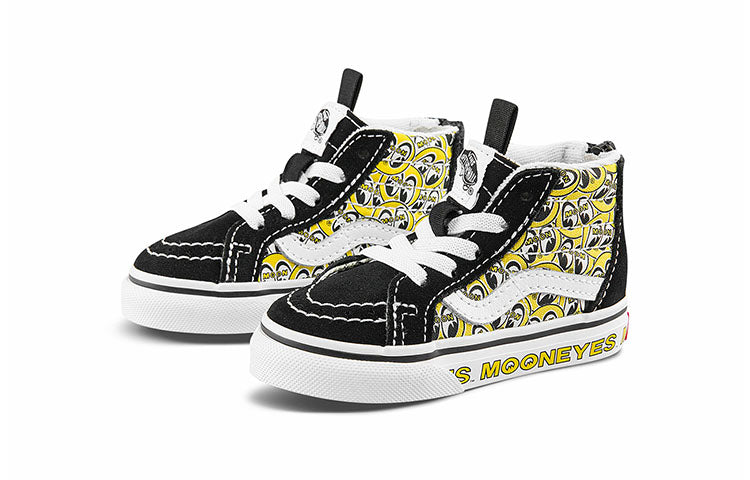 Mooneyes x Vans SK8-HI Zip 'Black Yellow White' VN0A5FBIY23