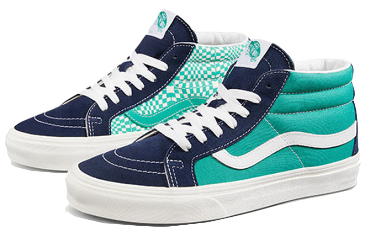 Vans SK8-Mid Reissue Black-Green 'Blue Green' VN0A391FTET