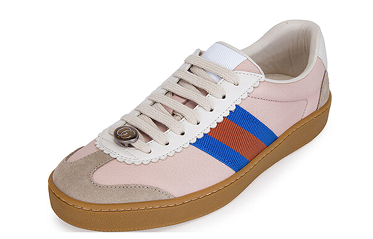 (WMNS) Gucci G74 Web Casual Shoes 'Pink Blue' 624484-0PV20-9561