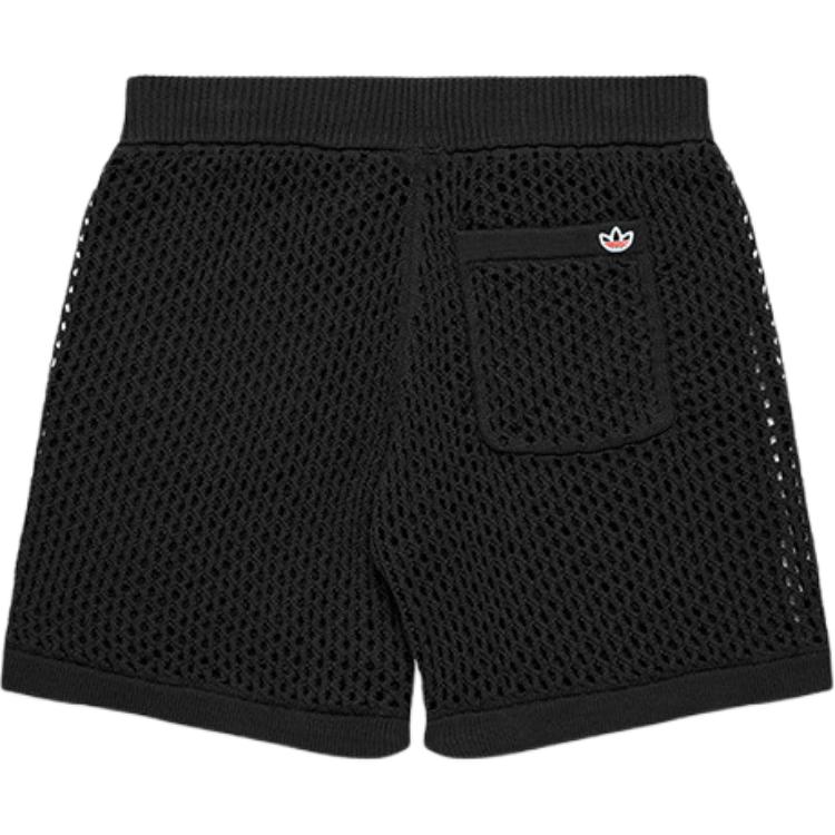 adidas x CLOT FW24 Crochet Shorts Asia Sizing 'Carbon' JF4273