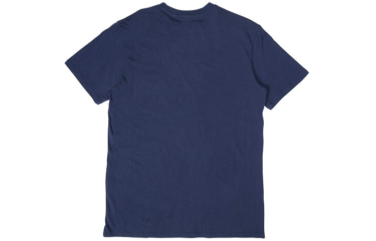 Men's Levis Round Neck Casual Pure Cotton Short Sleeve Navy Blue T-Shirt 19342-0010