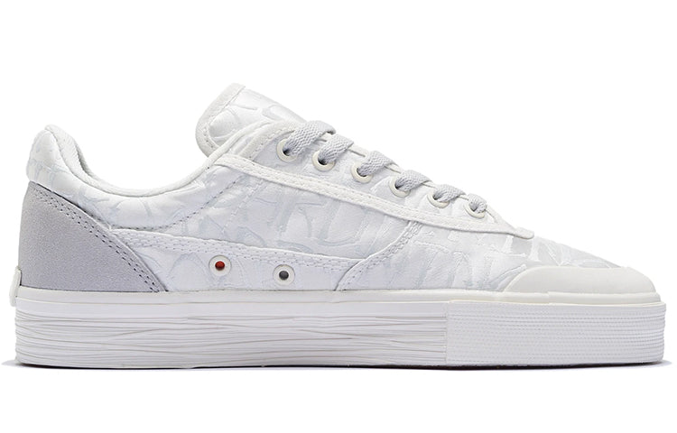 (WMNS) Li-Ning Wave Pro Low 50/50 'White Grey' AECS040-2