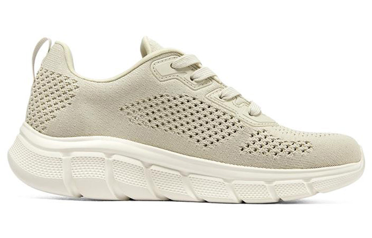 (WMNS) Skechers Bobs B Flex 'Beige' 117333-NAT