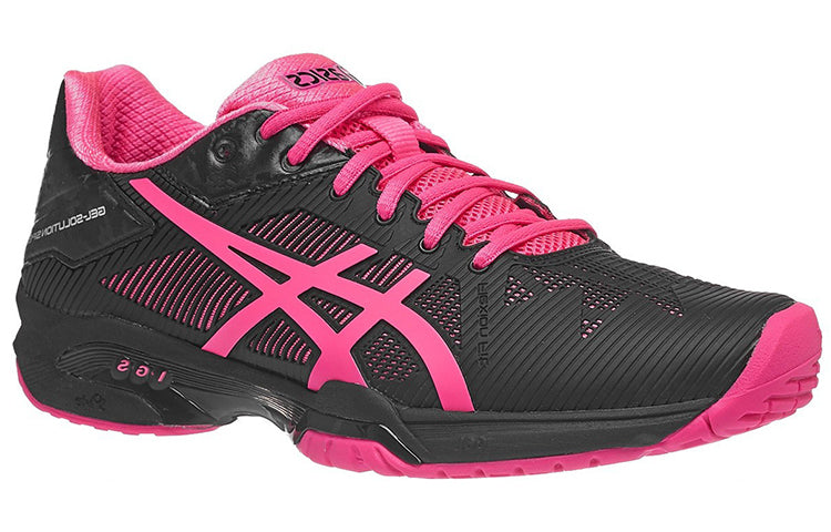(WMNS) ASICS Gel-Solution Speed 3 Black/Pink E650N-9020