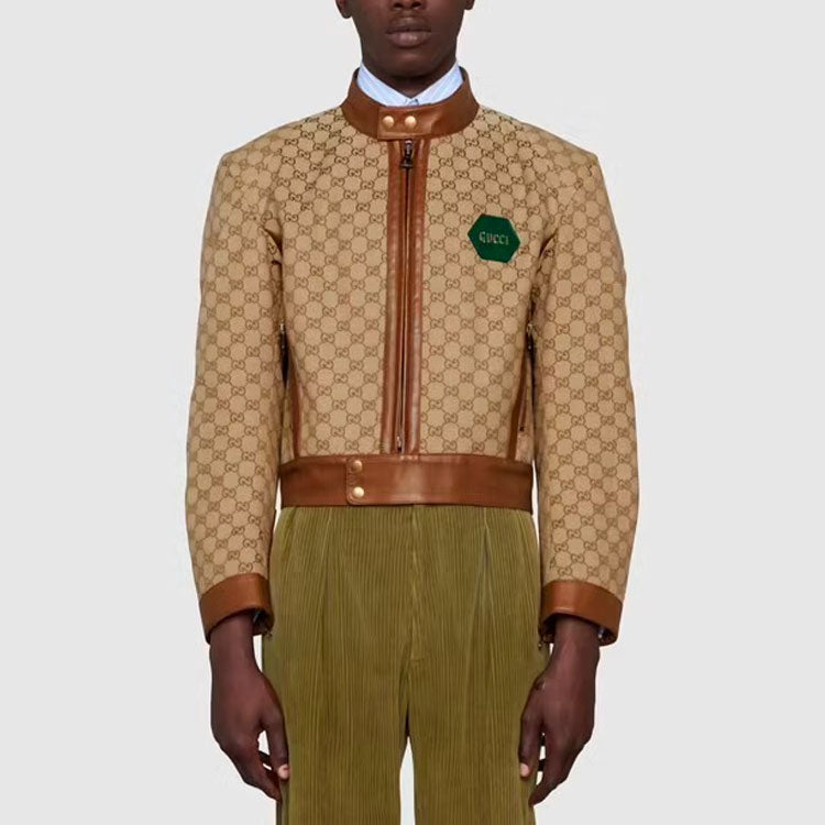 Gucci 100 GG Canvas Jacket 'Beige Ebony' 676489-Z8ATV-2190