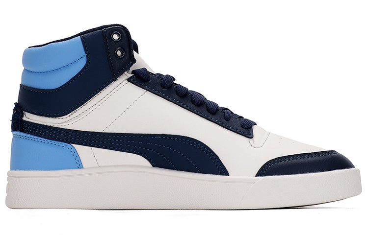 PUMA Shuffle Mid Mid Tops Casual Skateboarding Shoes Unisex Blue White 380748-09