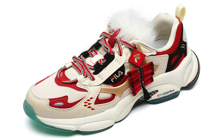 (WMNS) Fila Fusion RJV 'Creamwhite Dark Red' T12W111117FAR