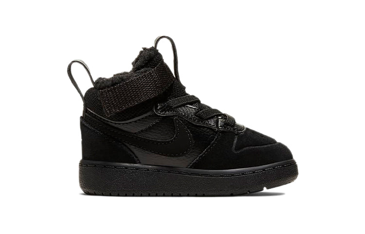 (TD) Nike Court Borough 2 Mid-Top Sneakers Black CQ4027-001