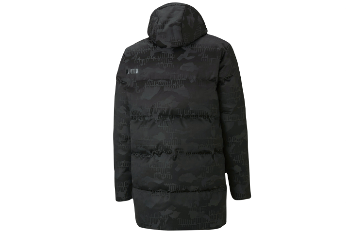 PUMA Camo Long Down Jacket 'Black' 585502-01