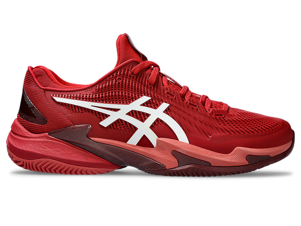 ASICS Court FF 3 Novak Clay 'Cranberry White' 1041A362-962