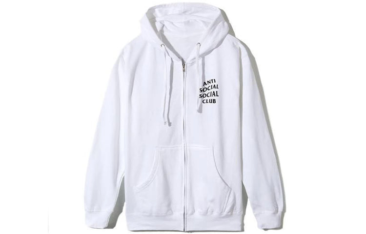 ANTI SOCIAL SOCIAL CLUB Alphabet Zipper Unisex White ASSW393