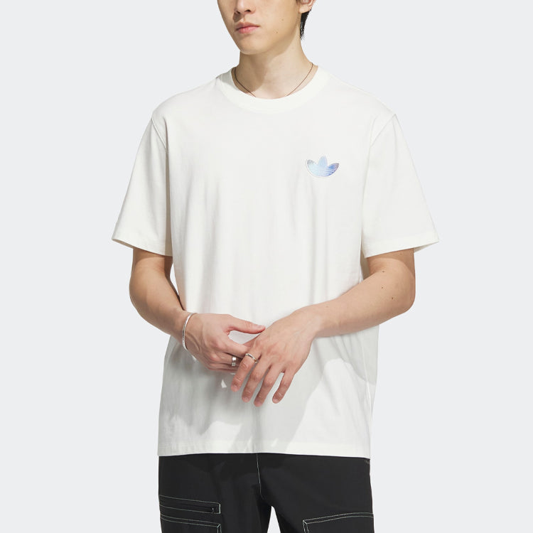 adidas originals Short Sleeve Classic Graphic T-shirt 'Off White' IK8683